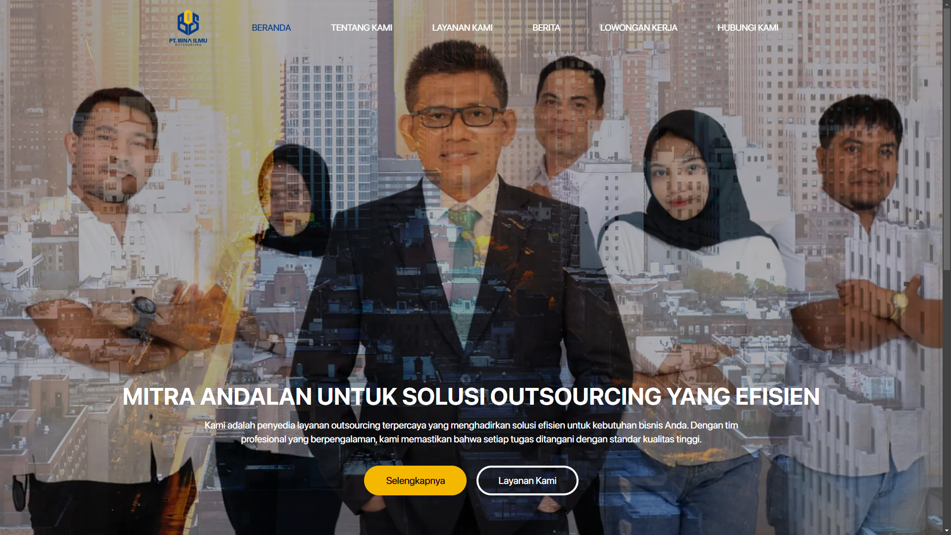 PT. Bina Ilmu Outsourcing project preview